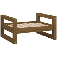VidaXL Hundebett S (55,5x45,5x28 cm) aus Kiefernholz braun VidaXL Hundebett S (55,5x45,5x28 cm) aus Kiefernholz braun von VIDAXL