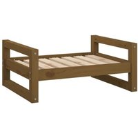 VidaXL Hundebett M (65,5x50,5x28 cm) aus Kiefernholz braun VidaXL Hundebett M (65,5x50,5x28 cm) aus Kiefernholz braun von VIDAXL