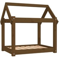 VidaXL Hundebett M (71x55x70 cm) aus Kiefernholz dunkelbraun VidaXL Hundebett M (71x55x70 cm) aus Kiefernholz dunkelbraun von VIDAXL