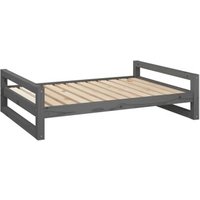 VidaXL Hundebett XXL (105,5x75,5x28 cm) grau von VIDAXL