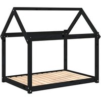 VidaXL Hundebett XXL (111x80x100) aus Kiefernholz schwarz VidaXL Hundebett XXL (111x80x100) aus Kiefernholz schwarz von VIDAXL
