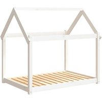 VidaXL Hundebett XXL (111x80x100) aus Kiefernholz weiß VidaXL Hundebett XXL (111x80x100) aus Kiefernholz weiß von VIDAXL