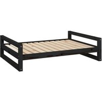 VidaXL Hundebett XXL (105,5x75,5x28 cm) schwarz von VIDAXL
