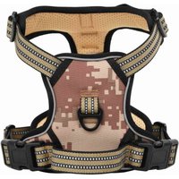 VidaXL Hundegeschirr braun/ beige M VidaXL Hundegeschirr braun/ beige M von VIDAXL