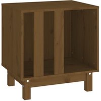 VidaXL Hundehütte Massivholz Kiefer Hundehöhle Hundebett braun 50 cm, 50 cm, 52 cm von VIDAXL