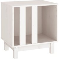 VidaXL Hundehütte Massivholz Kiefer Hundehöhle Hundebett weiß 50 cm, 40 cm, 52 cm VidaXL Hundehütte Massivholz Kiefer Hundehöhle Hundebett weiß 50 cm, 40 cm, 52 cm von VIDAXL