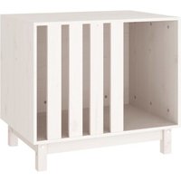 VidaXL Hundehütte Massivholz Kiefer Hundehöhle Hundebett weiß 70 cm, 50 cm, 62 cm VidaXL Hundehütte Massivholz Kiefer Hundehöhle Hundebett weiß 70 cm, 50 cm, 62 cm von VIDAXL