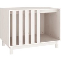 VidaXL Hundehütte Massivholz Kiefer Hundehöhle Hundebett weiß 90 cm, 60 cm, 67 cm VidaXL Hundehütte Massivholz Kiefer Hundehöhle Hundebett weiß 90 cm, 60 cm, 67 cm von VIDAXL