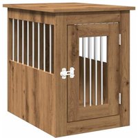 VidaXL Hundekäfig im Möbel-Stil eiche 62 cm, 45 cm, 59 cm von VIDAXL