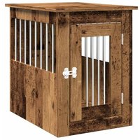 VidaXL Hundekäfig im Möbel-Stil naturfarben 62 cm, 45 cm, 59 cm von VIDAXL