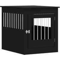 VidaXL Hundekäfig im Möbel-Stil schwarz 80 cm, 64,5 cm, 71 cm von VIDAXL