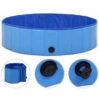 VidaXL Hunde-Pool blau 1,2 m, 30 cm von VIDAXL