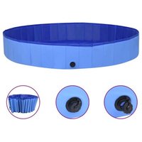 VidaXL Hunde-Pool blau 3 m, 40 cm von VIDAXL