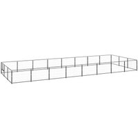 VidaXL Hundezwinger Stahl schwarz 8 m, 3 m, 70 cm VidaXL Hundezwinger Stahl schwarz 8 m, 3 m, 70 cm von VIDAXL