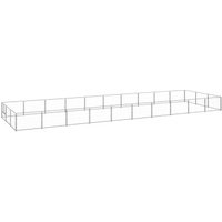 VidaXL Hundezwinger Stahl silber 10 m, 3 m, 70 cm VidaXL Hundezwinger Stahl silber 10 m, 3 m, 70 cm von VIDAXL
