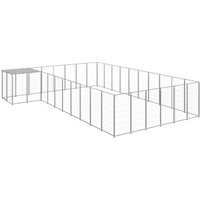 VidaXL Hundezwinger Stahl silber 4,4 m, 5,5 m, 1,1 m VidaXL Hundezwinger Stahl silber 4,4 m, 5,5 m, 1,1 m von VIDAXL