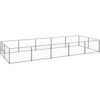 VidaXL Hundezwinger Stahl silber 5 m, 2 m, 70 cm VidaXL Hundezwinger Stahl silber 5 m, 2 m, 70 cm von VIDAXL