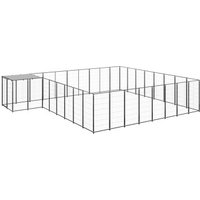 VidaXL Hundezwinger schwarz 5,5 m, 4,4 m, 1,1 m VidaXL Hundezwinger schwarz 5,5 m, 4,4 m, 1,1 m von VIDAXL
