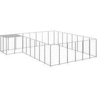 VidaXL Hundezwinger silber 4,4 m, 4,4 m, 1,1 m VidaXL Hundezwinger silber 4,4 m, 4,4 m, 1,1 m von VIDAXL