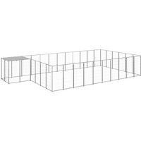 VidaXL Hundezwinger silber 6,6 m, 3,3 m, 1,1 m von VIDAXL