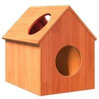 VidaXL Katzenhaus sandbraun von VIDAXL