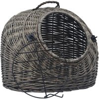 VidaXL Katzentransporter Grau 45 cm, 45 cm, 60 cm von VIDAXL