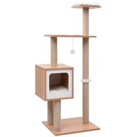 VidaXL Kratzbaum braun/ weiß von VIDAXL