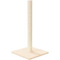 VidaXL Kratzsäule Kratzbaum Katzenkratzbaum Kratzstange Kratzstamm Katzenstamm creme von VIDAXL