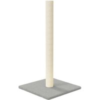 VidaXL Kratzsäule Kratzbaum Katzenkratzbaum Kratzstange Kratzstamm Katzenstamm grau von VIDAXL