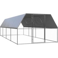 VidaXL Outdoor Hühnerkäfig / Hühnerstall mit Komplettüberdachung 3 m, 8 m, 2 m von VIDAXL