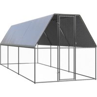 VidaXL Outdoor Hühnerkäfig mit Komplettüberdachung 2 m, 6 m, 2 m VidaXL Outdoor Hühnerkäfig mit Komplettüberdachung 2 m, 6 m, 2 m von VIDAXL