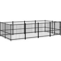 VidaXL Outdoor Hundezwinger Stahl 3,88 m, 1,935 m, 1 m VidaXL Outdoor Hundezwinger Stahl 3,88 m, 1,935 m, 1 m von VIDAXL