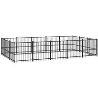 VidaXL Outdoor Hundezwinger Stahl 4,85 m, 2,91 m, 1 m VidaXL Outdoor Hundezwinger Stahl 4,85 m, 2,91 m, 1 m von VIDAXL