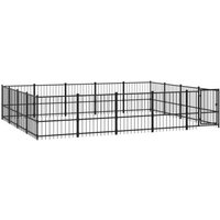 VidaXL Outdoor Hundezwinger Stahl 4,85 m, 3,88 m, 1 m VidaXL Outdoor Hundezwinger Stahl 4,85 m, 3,88 m, 1 m von VIDAXL