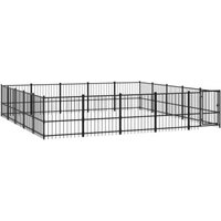 VidaXL Outdoor Hundezwinger Stahl 4,85 m, 4,85 m, 1 m VidaXL Outdoor Hundezwinger Stahl 4,85 m, 4,85 m, 1 m von VIDAXL