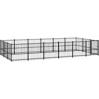VidaXL Outdoor Hundezwinger Stahl 5,82 m, 2,91 m, 1 m VidaXL Outdoor Hundezwinger Stahl 5,82 m, 2,91 m, 1 m von VIDAXL