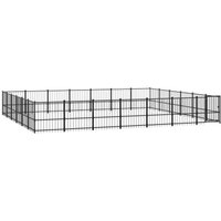 VidaXL Outdoor Hundezwinger Stahl 6,79 m, 5,82 m, 1 m von VIDAXL