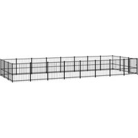 VidaXL Outdoor Hundezwinger Stahl 7,76 m, 2,91 m, 1 m VidaXL Outdoor Hundezwinger Stahl 7,76 m, 2,91 m, 1 m von VIDAXL