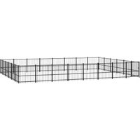 VidaXL Outdoor Hundezwinger Stahl 7,76 m, 5,82 m, 1 m VidaXL Outdoor Hundezwinger Stahl 7,76 m, 5,82 m, 1 m von VIDAXL