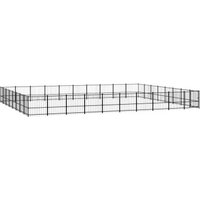 VidaXL Outdoor Hundezwinger Stahl 9,7 m, 7,76 m, 1 m von VIDAXL