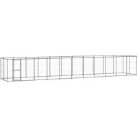 VidaXL Outdoor Hundezwinger aus verzinktem Stahl 12,1 m, 2,2 m, 1,8 m VidaXL Outdoor Hundezwinger aus verzinktem Stahl 12,1 m, 2,2 m, 1,8 m von VIDAXL