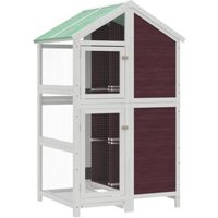 VidaXL Voliere braun/ rot von VIDAXL