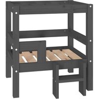 VidaXL erhöhtes Hundebett aus Kiefernholz grau 53,5 cm, 60 cm, 53,5 cm VidaXL erhöhtes Hundebett aus Kiefernholz grau 53,5 cm, 60 cm, 53,5 cm von VIDAXL