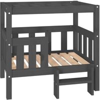 VidaXL erhöhtes Hundebett aus Kiefernholz grau 63,5 cm, 70 cm, 63,5 cm VidaXL erhöhtes Hundebett aus Kiefernholz grau 63,5 cm, 70 cm, 63,5 cm von VIDAXL