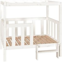 VidaXL erhöhtes Hundebett aus Kiefernholz weiß 83,5 cm, 1 m, 83,5 cm VidaXL erhöhtes Hundebett aus Kiefernholz weiß 83,5 cm, 1 m, 83,5 cm von VIDAXL