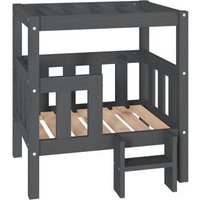 VidaXL erhöhtes Hundebett aus Kiefernholz grau 43 cm, 70 cm, 43 cm VidaXL erhöhtes Hundebett aus Kiefernholz grau 43 cm, 70 cm, 43 cm von VIDAXL