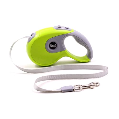 Einziehbare Hundeleine, 3 M/5 M Ausziehbare Hundeleine, Robuste Leine für Mittelgroße und Große Hunde, Umfangreiche Hundeleine mit EIN-Knopf-Bremse,B-3m Einziehbare Hundeleine, 3 M/5 M Ausziehbare Hundeleine, Robuste Leine für Mittelgroße und Große Hunde, Umfangreiche Hundeleine mit EIN-Knopf-Bremse,B-3m von VIDECOR