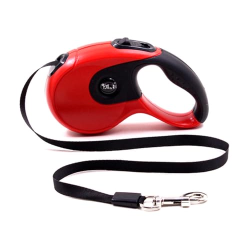 Einziehbare Hundeleine, 3 M/5 M Ausziehbare Hundeleine, Robuste Leine für Mittelgroße und Große Hunde, Umfangreiche Hundeleine mit EIN-Knopf-Bremse,D-3m Einziehbare Hundeleine, 3 M/5 M Ausziehbare Hundeleine, Robuste Leine für Mittelgroße und Große Hunde, Umfangreiche Hundeleine mit EIN-Knopf-Bremse,D-3m von VIDECOR