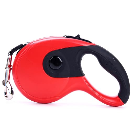 Einziehbare Hundeleine, Robuste, Ausziehbare Hundeleine für Kleine Bis Mittelgroße Hunde; Starke Nylonband-Leine, EIN-Knopf-Bremse und -Verriegelung,B-8m Einziehbare Hundeleine, Robuste, Ausziehbare Hundeleine für Kleine Bis Mittelgroße Hunde; Starke Nylonband-Leine, EIN-Knopf-Bremse und -Verriegelung,B-8m von VIDECOR