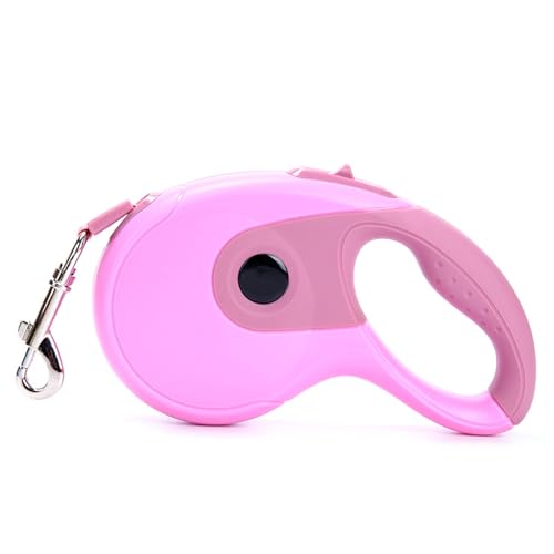 Einziehbare Hundeleine, Robuste, Ausziehbare Hundeleine für Kleine Bis Mittelgroße Hunde; Starke Nylonband-Leine, EIN-Knopf-Bremse und -Verriegelung,D-8m Einziehbare Hundeleine, Robuste, Ausziehbare Hundeleine für Kleine Bis Mittelgroße Hunde; Starke Nylonband-Leine, EIN-Knopf-Bremse und -Verriegelung,D-8m von VIDECOR